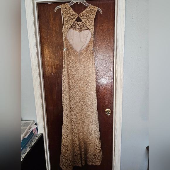 Gold Prom Dress - Picture 3 of 5